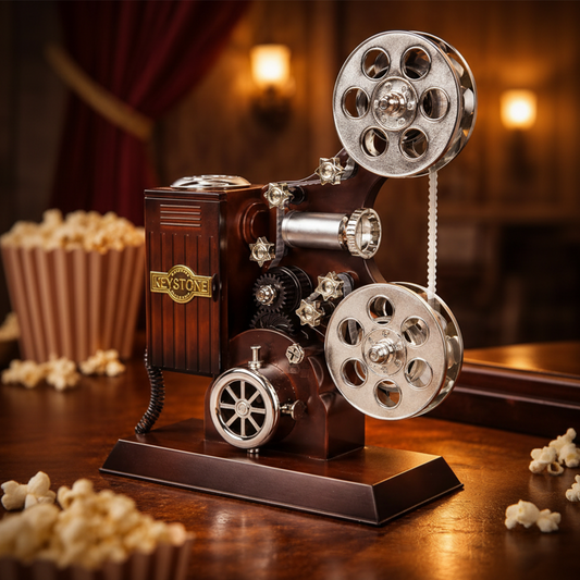 Vintage Projector Shaped Music Box